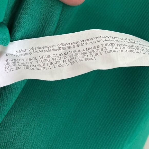 ZARA Flowing Swing Shift Minidress Green M - Picture 5 of 7